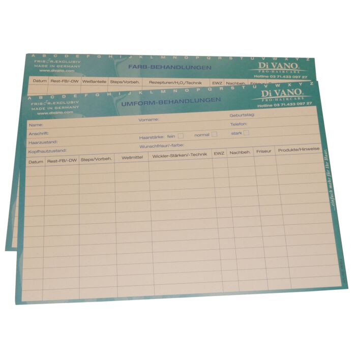 Kunden-Karteikarten A5 Set