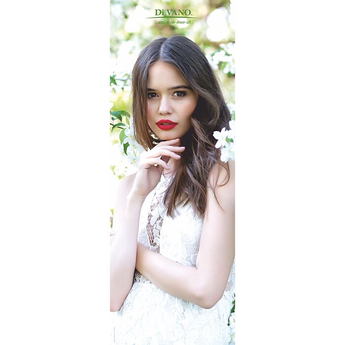 Textilfahne A1 lang 42 x 119 cm DiVANO FRÜHLING