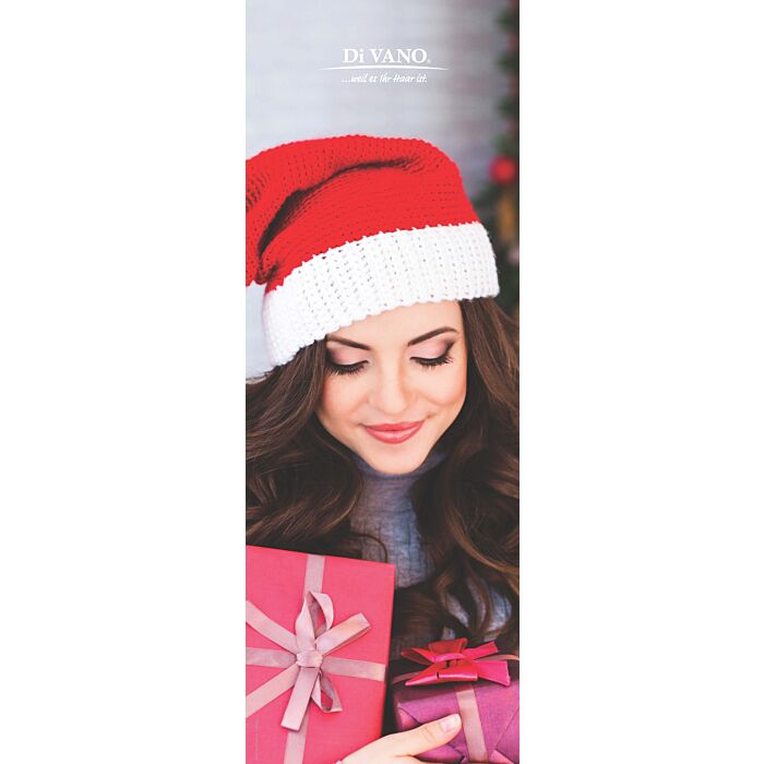 Textilfahne A1 lang 42 x 119 cm DiVANO FROHES FEST 